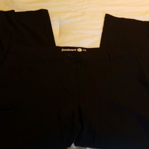 Black betabrand dress pants